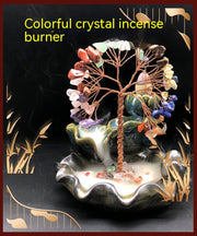 Crystal Tree Incense Burner Ornaments