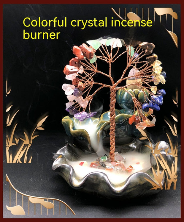 Crystal Tree Incense Burner Ornaments