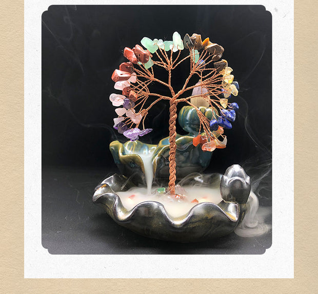 Crystal Tree Incense Burner Ornaments