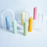 Manual Diy Plastic Mould For Cylindrical Candles